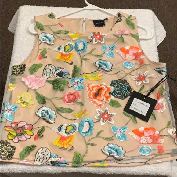 cliche Tops - Woman’s Cliche Shirt white Multi Size L